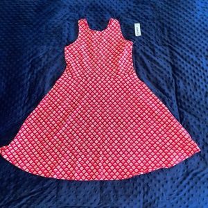 Old Navy Girls L tank dress.  Deep pink/red. New With Tags $8